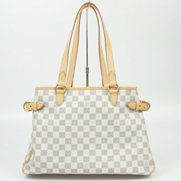 Louis Vuitton Batignolles Damier Azur White Shoulder Bag - Picture 1 of 7